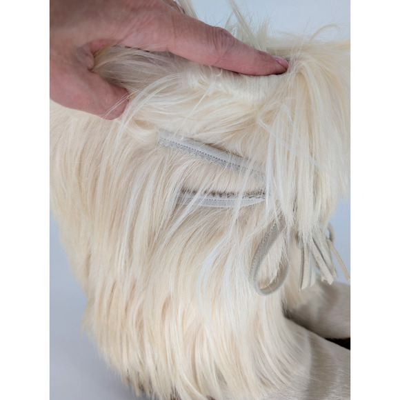 Pajar Scarlet Cream Goat Hair Fur Après Ski Boot EU 39 US 8 Winter Luxury Snow - Picture 5 of 16